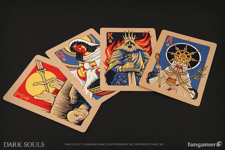 "Dark Souls" playing card design for Bandai Namco