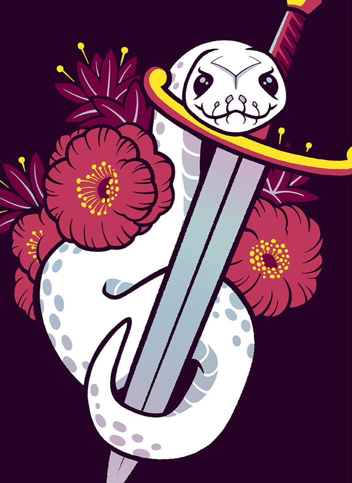 I like snakes and swords, I dunno what else to say here